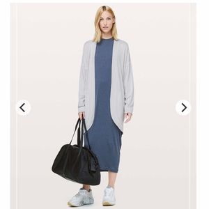 Lululemon Lab Josei Wrap in Smooth Silver New